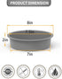 Silicone 7 inch Cake Pan Round, Set of 2 Air Fryer Baking Pan 7.5 inch, Nonstick Silicone Molds for Baking Cheesecakes, Mousses, Banana Cakes