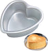 Heart Shaped Cake Pan - 6x3 Inch Aluminum Cake Tin for Weddings, Parties, Family Occasions, Small Cake Pan for 1-2