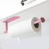 Pink Paper Towel Holder Kitchen Roll Holder, Paper Towel Holder - Self Adhesive or Drilling, Under Cabinet Pink Paper Towel Rack, Wall Mounted Paper Towel(Pink) by YeeBeny
