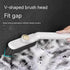 Multi-Function Rotating Crevice Cleaning Brush, 2 Pieces for Bathroom and Kitchen, Complimentary Slit Brush and Hooks