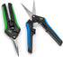 Yieldcropper Hydroponic 2Pack Microtip Straight Blade/Curved Blade Flower Leaf Trimmer Pruning Shears