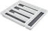 HaWare Silverware Tray for Drawer, Flatware Organizer with Soft Grip Lining and Non-slip Rubber Feet