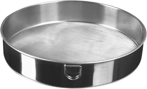 Fine Mesh Flour Sieve, 10" Stainless Steel 60 Mesh Round Sifter for Baking Cake and Bread