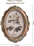 CISOO Vintage Oval Picture Frame 5x7 Antique Photo Frame for Table Top Display and Wall Hanging (Bronze Gold)