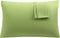 uxcell 2 Pack Soft Microfiber Pillow Cases Set with Zipper - King Size (20"x36"), Sage