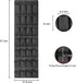 1 Pack 28 Large Pockets Hanging Shoe Organizer Over The Door Shoe Rack for Closet Door Storage Shoe Holder Hanger.4+4 Hooks.Imitation linen Gray by TidyMaster