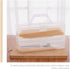 EXCEART 4pcs 12'' Plastic Storage Box for Art & Craft Supplies with Handle, Small Translucent Storage Box
