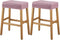YISUN Stool Covers Rectangle - 2 Pack Stretch Oilproof Waterproof PU Bar