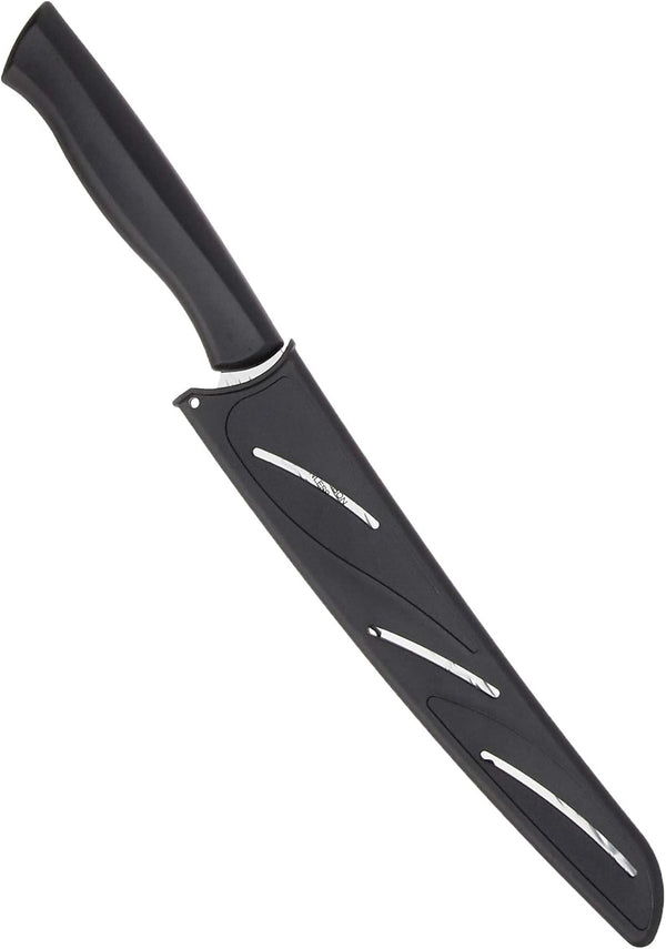 Kai Inspire Bread Knife, 9 Inch blade with Hammered Finish, , Silver