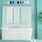 Ga-Geetopia Clear PEVA Plastic Shower Curtain Liner, 72" x 72" Lightweight with Rustproof Grommets