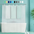 Ga-Geetopia Clear PEVA Plastic Shower Curtain Liner, 72" x 72" Lightweight with Rustproof Grommets