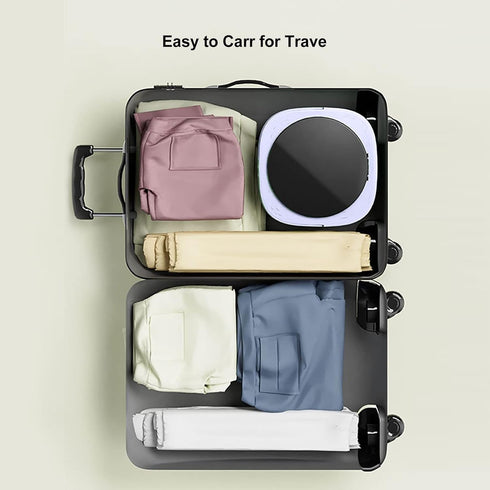 TOPINCN Foldable Washing Machine, Automatic Portable ABS Mini Washer, US Plug 100-240V for Travel