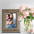 BELLA BUSTA Engraved Leather Picture Frame, "So There is This Girl", 5 x 7 Vertical, Mommy and Me