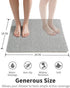 24x24 Non Slip Shower Mat, Comfortable Bath mat for Textured Surface,Quick Drying Easy Cleaning Shower Floor Mat