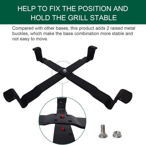 Medium Big Green Egg Grill Stand Table Nest - Enhanced Stability & Durability