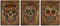 Canvas Wall Art Sugar Skull Vintage Abstract Canvas Picture Day of The