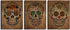 Canvas Wall Art Sugar Skull Vintage Abstract Canvas Picture Day of The