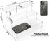 Acrylic Display Risers - Clear 3 Tiered Cupcake Stand for Food Desserts, Mini Shelf for Party, Toys, and Cosmetic