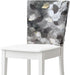 Grey Style Dining Chair Slipcovers Chair Back Covers Dining Stool Slipcovers Washable
