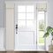 HOMEIDEAS Sidelight Curtains for Front Door, Thermal Insulated Privacy Door Shades, 1 Panel, Cream