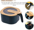 AKOAK 1 Pack Spice Box with Lid, Plastic Salt Box Pepper Jar, 4 Compartments for Kitchen Storage