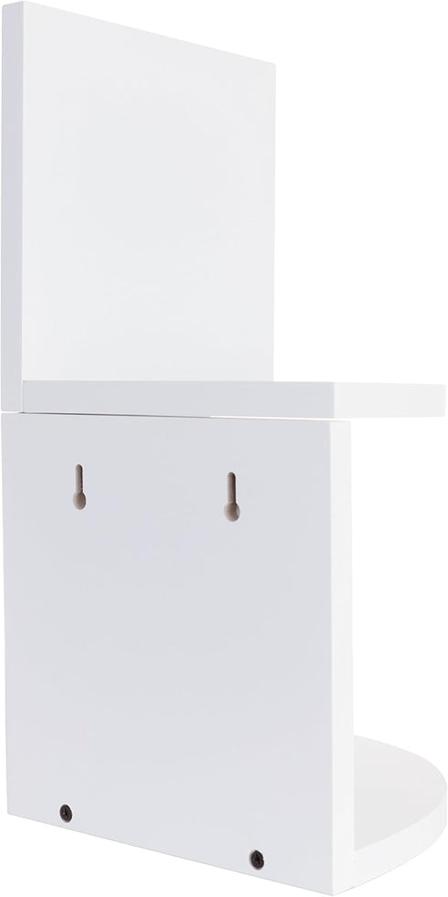 Set 2, 7.75" 7.75" kieragrace Priva Corner Wall Shelf - of White, x