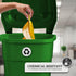 Trash and Recycle Stickers Set of 2 | Weatherproof & UV Stable | Kitchen, Pantry, Office Organization | 3x3" Round