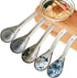 5pcs Ceramic Asian Soup Spoons, Deep Oval Hook Non-slip Japanese Spoons for Rice, Ramen, Pho, and Miso Soup