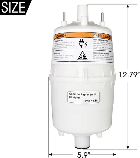 AprilAire 80 Canister Replacement for Model 800 865, 80 Canister for Whole House Humidifier, Aprilaire 800