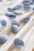 Ling's Moment Silk Rose Petals for Wedding - Dusty Blue Baby Blue, 200pcs for Aisle, Flower Girl Baskets, Table