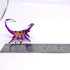Scorpion Miniature Figurines - Hand Painted Blown Glass Art Collectible Gift Decor, Orange Purple