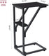 NEFROM ET-D-BK1 C-Shaped End Table, Small Couch Side Table, Sofa TV Tray Table for Living Room, Bedroom, Bedside