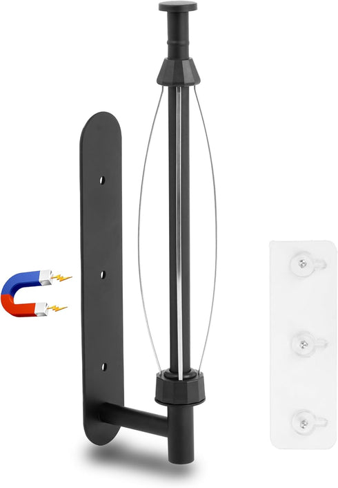 Magnetic Paper Towel Holder, One Hand Operable Wall Mount, Self Adhesive Strong Magnetic Backing for Kitchen