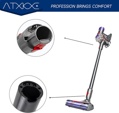 ATXKXE Replacement Wand Quick Release Wand for Dyson V7 V8 V10 V11 V15 Stick Vacuum Cleaners, 28.3in Extension Tube,