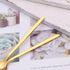 12 Pieces Mini Gold Stainless Steel Espresso Spoons, 5.24 Inch Demitasse Spoons for Dessert, Cake, Ice Cream