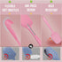 Walfos Silicone Spatula Set of 5, High Heat Resistant Kitchen Scraper Spatulas, Perfect for Cooking, Mixing & Baking