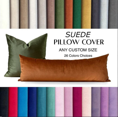 20 54 Inch MoonRest Classic Microsuede Body Pillow Pillowcase - Ultra-Soft Plush - Hidden Zipper X - Wine