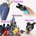 Cute Mouse Personal Mini Fan, Handheld USB Rechargeable Fan with LED Light, 3 Adjustable Speeds, Portable Holder for