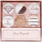 MEI YI TIAN Rose Gold Round Glass Fridge Magnets, 30mm (1.18") - 6pcs Pack for Decorative Use