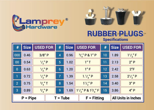 Winter Plug Expanding for 2 inch Pipes, LHP11 (2)