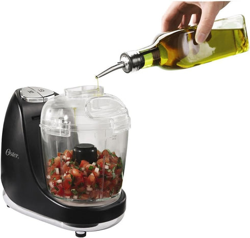 Oster FPSTMC3321 3-Cup Mini Chopper with Whisk - Black