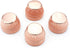 Gifbera Mini Rose Gold Foil Cupcake Liners, Metallic Baking Cups, 300-Count