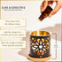 Dukhni Oil Burner | Brass Burner with Candle | Use for Essential Oil, Aroma Oil, Diffuser Oils | Relax with Home
