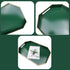 15.7"*10.2"*1.57" Green Decorative Tray with Handles, Versatile Serving Tray for Coffee Table, Ottoman, Ideal