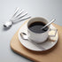 IQCWOOD Coffee Spoons, Mini Espresso Spoons, 6 Pieces Stainless Steel Spoons Silverware Set, 4.7 Inches