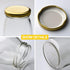 Encheng Lids,7oz Sets 40Pack Glass Yogurt Container With Clear Glass Jars With Airtight Lids,Small Glass Pudding Jars