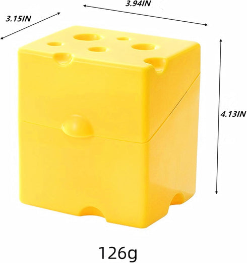 CREHNIL Cow Cheese Slice Holder Storage Container For Refrigerator Sliced Shredded Keeper Containers For Fridge