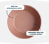 Tiny Twinkle Tableware 3 Pack Dish Set - BPA-Free Kids Dinnerware Set (Sand, Cinnamon, Taupe)