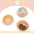 qiqee 300 Count Jumbo Cupcake Liners, Food Grade Baking Cups, Natural Muffin Liners, Large Size Paper No Smells