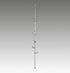 PRINCE HANGER One Touch Steel Coat Rack, Freestanding for Clothes, Hats, Bags, Silver